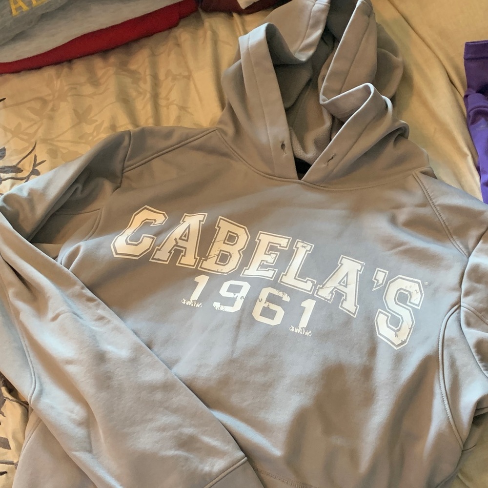 Cabela's Light Gray Hoodie